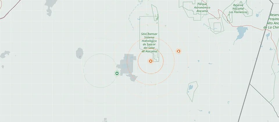 Mapa de Salar de Atacama